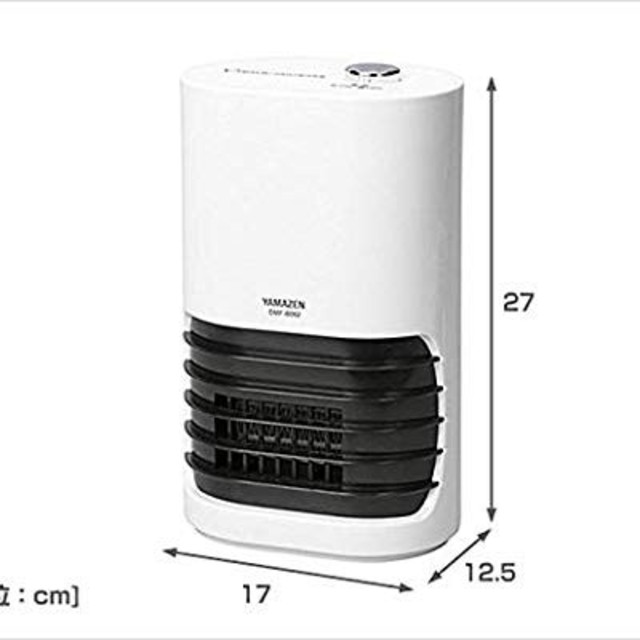山善(ヤマゼン)の山善　セラミックファンヒーター スマホ/家電/カメラの冷暖房/空調(ファンヒーター)の商品写真