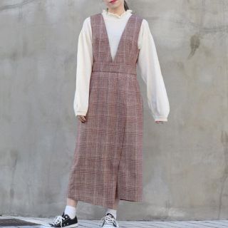 ダブルクローゼット(w closet)の【専用出品】ダブルクローゼット ジャンスカ (ひざ丈ワンピース)