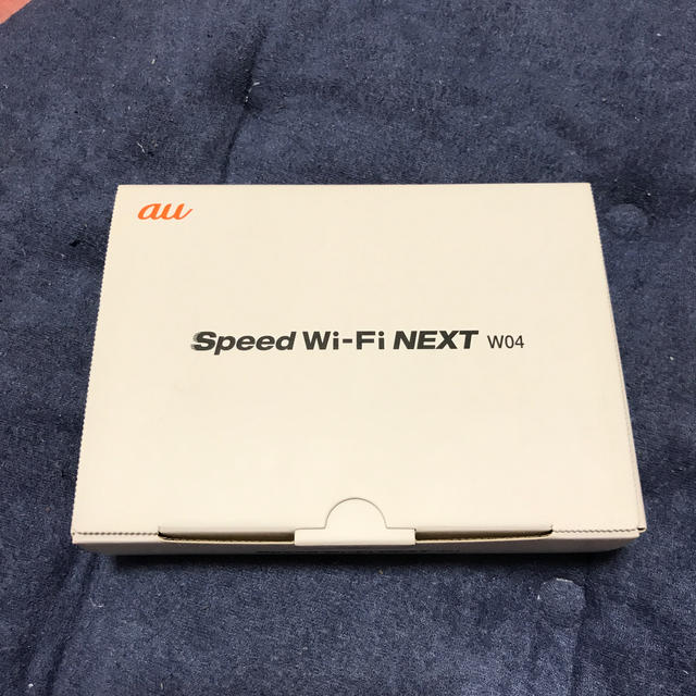 au(エーユー)のSpeed Wi-Fi NEXT W04 スマホ/家電/カメラのスマホ/家電/カメラ その他(その他)の商品写真