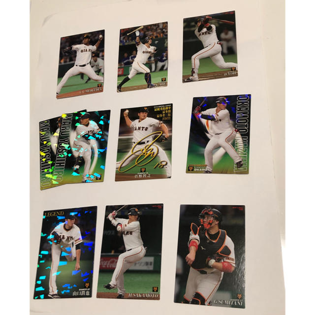 読売ジャイアンツ(ヨミウリジャイアンツ)のプロ野球チップス　巨人　10枚 エンタメ/ホビーのタレントグッズ(スポーツ選手)の商品写真
