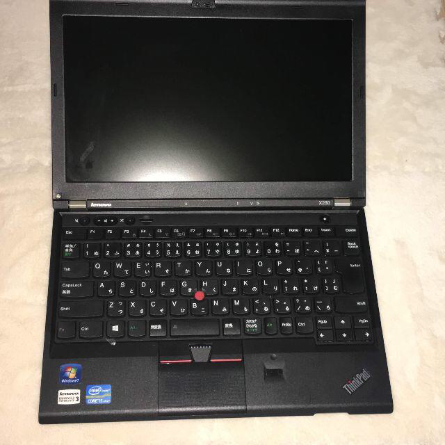 ノートパソコン A4サイズ ThinkPad X230 ACアダプタ付