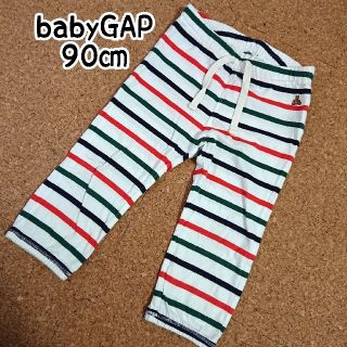 ベビーギャップ(babyGAP)のbabyGAP ベビーギャップ☆レギンス 長ズボン ボーダー 90㎝(パンツ/スパッツ)