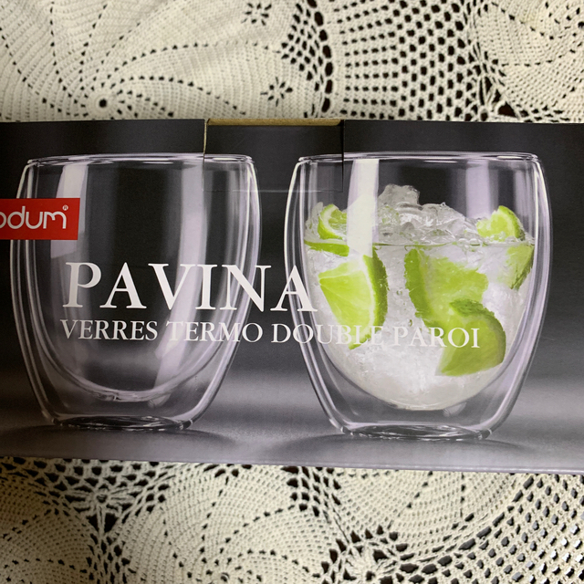 bodum(ボダム)のbodum PAVINA ダブルウォールグラス 250ml  2個セット インテリア/住まい/日用品のキッチン/食器(グラス/カップ)の商品写真