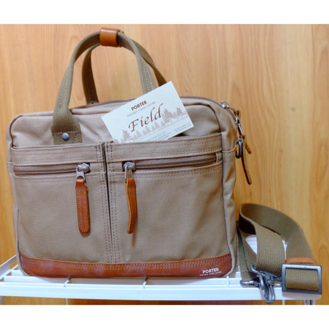 PORTER(ポーター)のPORTER / FIELD BOSTON BAG  ベージュ メンズのバッグ(ボストンバッグ)の商品写真