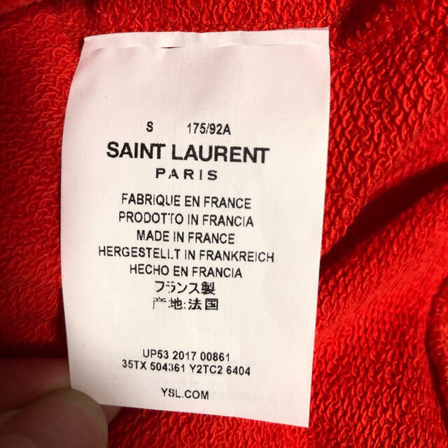 Saint プルパーカーの通販 by ウミタロス's shop｜サンローランならラクマ Laurent - サンローラン 高品質特価