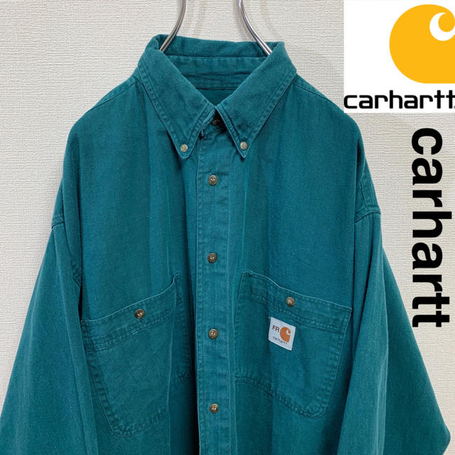 carhartt(カーハート)の【USED】carhartt  カーハート 古着  シャツ ビッグシルエット メンズのトップス(シャツ)の商品写真