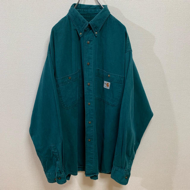 carhartt(カーハート)の【USED】carhartt  カーハート 古着  シャツ ビッグシルエット メンズのトップス(シャツ)の商品写真