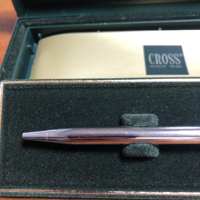 CROSS(クロス)の未使用　クロス　CROSS　ボールペン　シルバー インテリア/住まい/日用品の文房具(ペン/マーカー)の商品写真