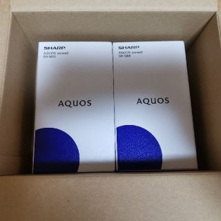 アクオス(AQUOS)の新品未使用 AQUOS sense2 SH-M08 ホワイトシルバー 2台(スマートフォン本体)