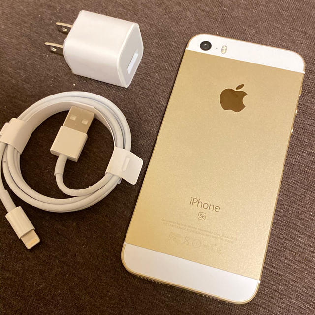 iPhone SE Gold 32GB SIMフリー  バッテリー100%