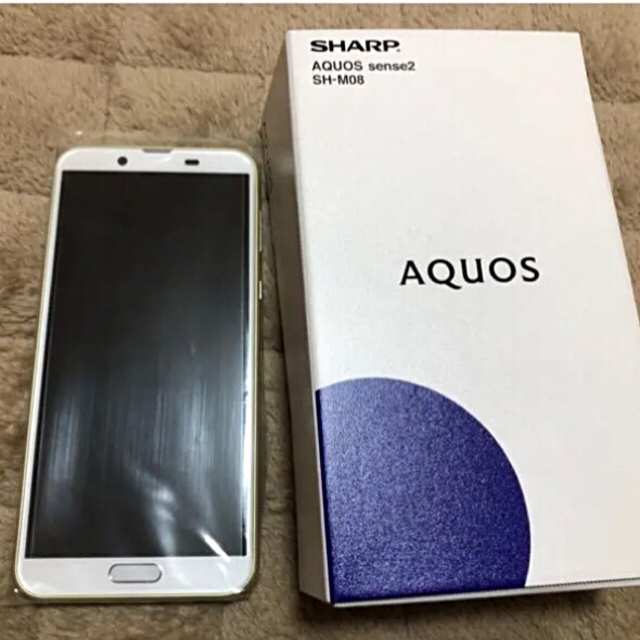 新品  AQUOS sense2 SH-M08 イエロー