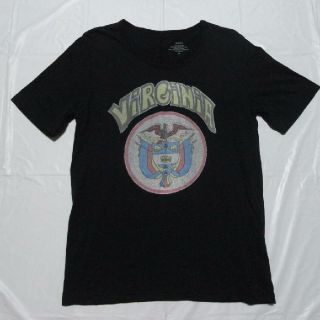 シップス(SHIPS)の◆シップス Ｃネック半袖Ｔシャツ 黒プリント柄 Ｍ◆カットソー(Tシャツ/カットソー(半袖/袖なし))