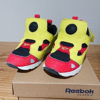 リーボック(Reebok)の【中古 15㎝】リーボック ポンプフューリー シトロン(スニーカー)