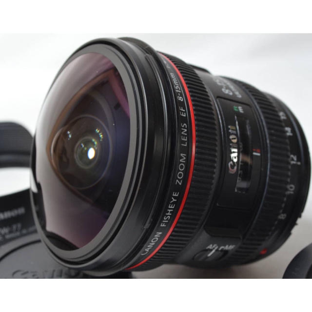 【SALE】 Canon ランクA フィッシュアイ F4L 8-15mm EF 魚眼レンズのCanon - レンズ(ズーム)