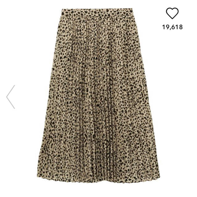 GU(ジーユー)のＧＵ レオパードスカート レディースのスカート(ひざ丈スカート)の商品写真