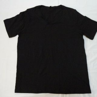 アーバンリサーチ(URBAN RESEARCH)の美品◆ＰＯＬＩＴＩＸ アーバンリサーチ　Ｖネック半袖Ｔシャツ 黒Ｌ◆カットソー(Tシャツ/カットソー(半袖/袖なし))