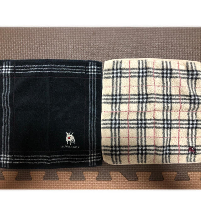 BURBERRY(バーバリー)のUSED★Burberry ハンドタオル2枚 レディースのファッション小物(ハンカチ)の商品写真