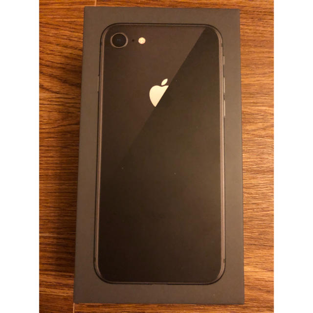 スマートフォン/携帯電話[新品・未使用]SIMフリー iPhone8 64GB Space Gray