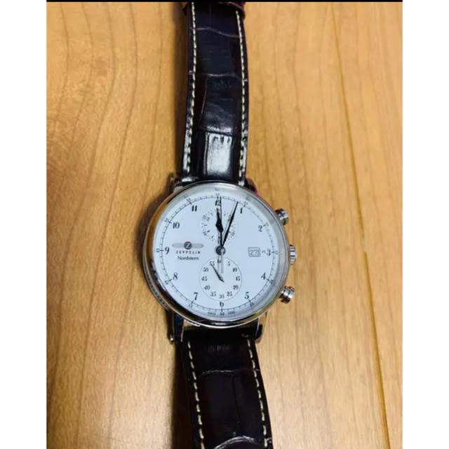 ツェッペリン ZEPPELIN 腕時計 白 7578-1 メンズ