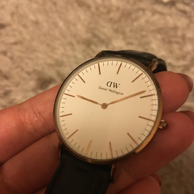 Daniel Wellington(ダニエルウェリントン)のダニエルウェリントン 時計 黒 レディースのファッション小物(腕時計)の商品写真