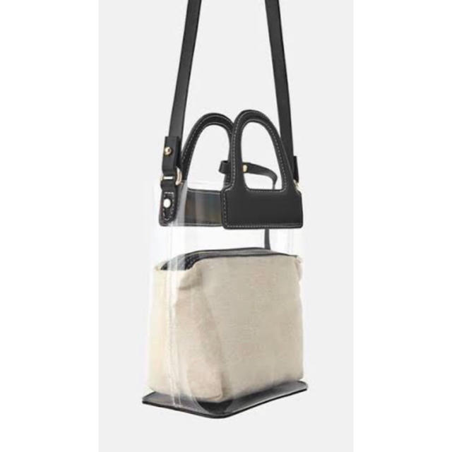 ZARA(ザラ)のZARA クリアミニシティバック レディースのバッグ(ショルダーバッグ)の商品写真