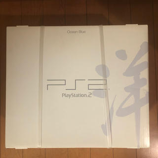 プレイステーション2(PlayStation2)の未開封　SONY プレイステーション2　オーシャンブルー　SCPH-37000L(家庭用ゲーム機本体)