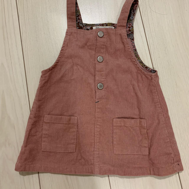 ZARA KIDS(ザラキッズ)のあーこ様専用  ZARA コーディロイワンピース キッズ/ベビー/マタニティのベビー服(~85cm)(ワンピース)の商品写真