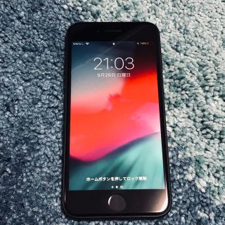 アイフォーン(iPhone)の【美品】iPhone7 128GB ブラック SIMフリー (スマートフォン本体)