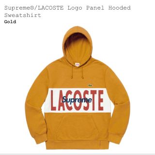 シュプリーム(Supreme)のSupreme LACOSTE Logo Panel Hooded Ｓ(パーカー)