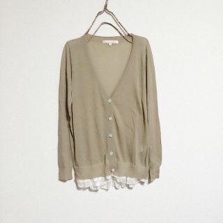 ユナイテッドアローズ(UNITED ARROWS)のスソフリルカーディガン(カーディガン)