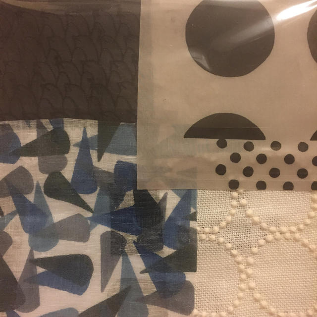 mina perhonen(ミナペルホネン)のミナペルホネン   希少  生地刺繍 ハンドメイドの素材/材料(生地/糸)の商品写真