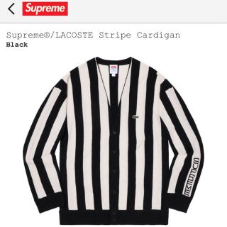 Supreme シュプリーム LACOSTE ラコステ カーディガン M