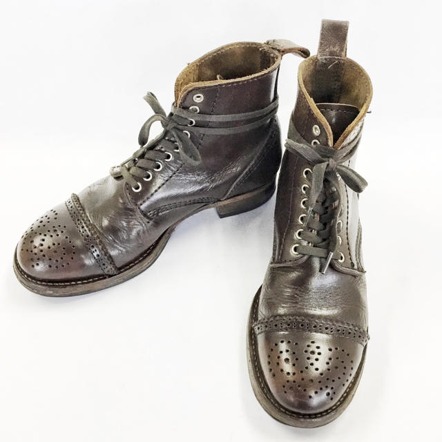 COMME des GARCONS(コムデギャルソン)の専用/COMME des GARÇONS ヴィンテージブーツ 26cm 濃茶 メンズの靴/シューズ(ブーツ)の商品写真
