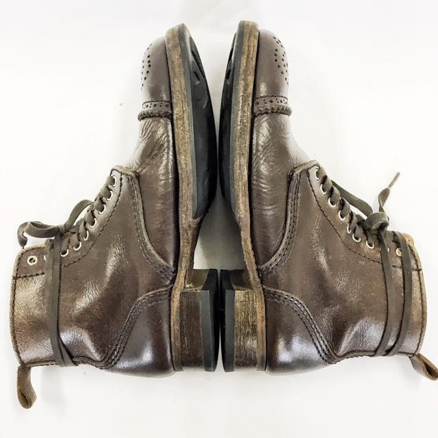 COMME des GARCONS(コムデギャルソン)の専用/COMME des GARÇONS ヴィンテージブーツ 26cm 濃茶 メンズの靴/シューズ(ブーツ)の商品写真