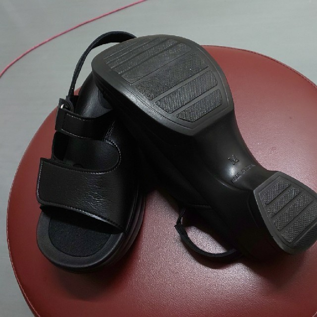 Re:getA(リゲッタ)のRe:getA Lite  黒 サンダル レディースの靴/シューズ(サンダル)の商品写真