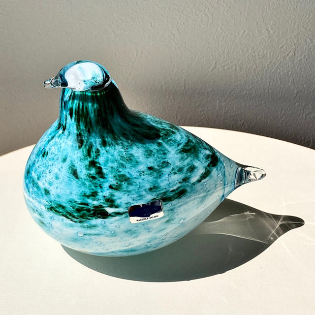 iittala(イッタラ)のGreen Bird SSKK 1983 オイバ・トイッカ バード イッタラ インテリア/住まい/日用品のインテリア小物(置物)の商品写真