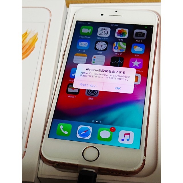 スマートフォン/携帯電話iPhone 6s 64GB Rosegold SIMフリー