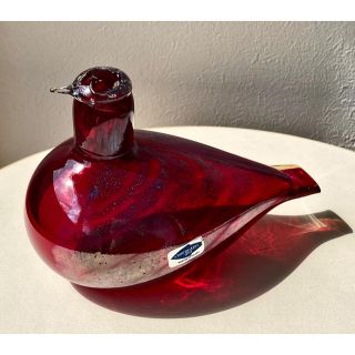 イッタラ(iittala)のFIRE BIRD SSKK 1982 オイバ・トイッカ バード イッタラ(置物)