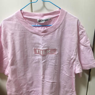 ミルクフェド(MILKFED.)のミルクフェド tシャツ ピンク(Tシャツ(半袖/袖なし))