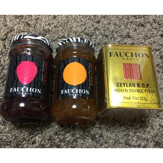 ルピシア(LUPICIA)の【新品・未開封】FAUCHON ジャム2個と紅茶(茶)