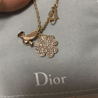 ディオール(Dior)のディオール ネックレス。ゴールド、クローバー(ネックレス)