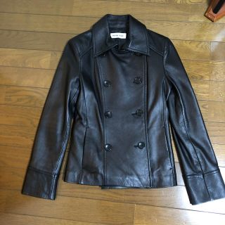 スタイルコム(Style com)のStyle com ブラック ラムレザージャケット Sサイズ(その他)