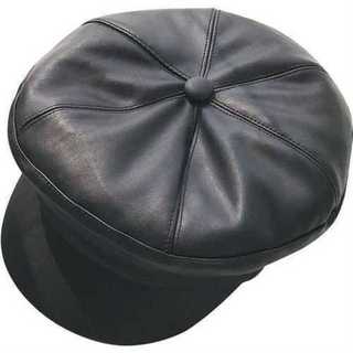 ブラック キャスケット レディース ハンチング帽 キャップ ベレー帽 帽子(ハンチング/ベレー帽)