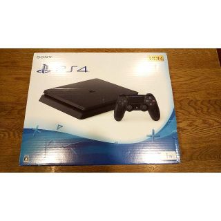 プレイステーション4(PlayStation4)の新品 未使用 PS4 1TB CUH-2200B B01 JetBlack(家庭用ゲーム機本体)