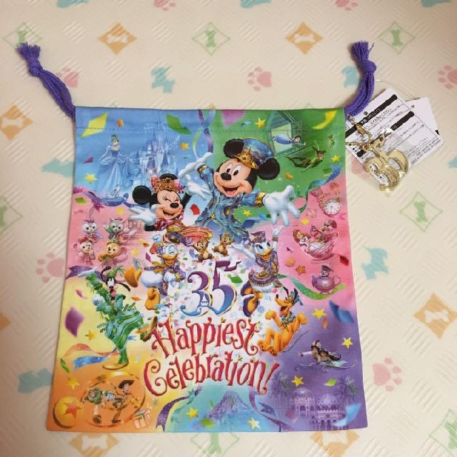 Disney ディズニー 35周年 巾着 新品の通販 By Sakusaku ディズニーならラクマ