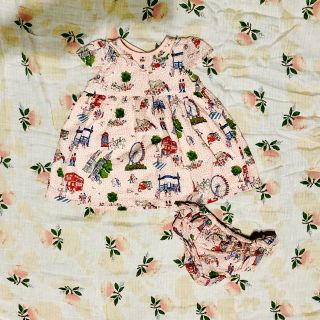 キャスキッドソン(Cath Kidston)のCath Kidston☆ブルマ付きワンピース☆70☆キャスキッドソン(ロンパース)