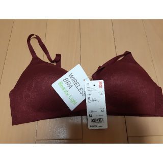 ユニクロ(UNIQLO)の２　ユニクロ　ワイヤレスブラ　M(ブラ)