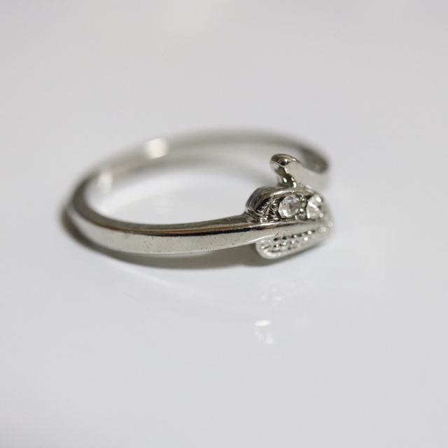 即購入OK【AR017】アンティークデザインシルバーカラーリング指輪 レディースのアクセサリー(リング(指輪))の商品写真
