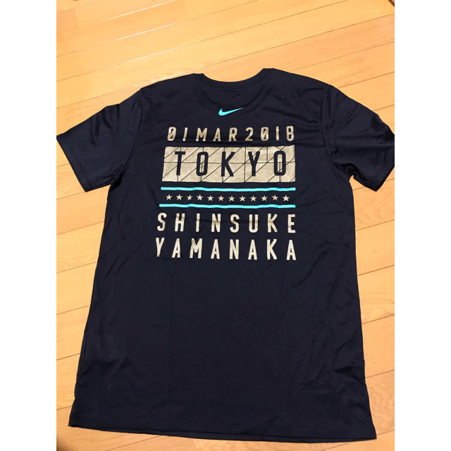 NIKE(ナイキ)の新品！レア！！山中慎介×ナイキ  速乾Tシャツ スポーツ/アウトドアのスポーツ/アウトドア その他(ボクシング)の商品写真