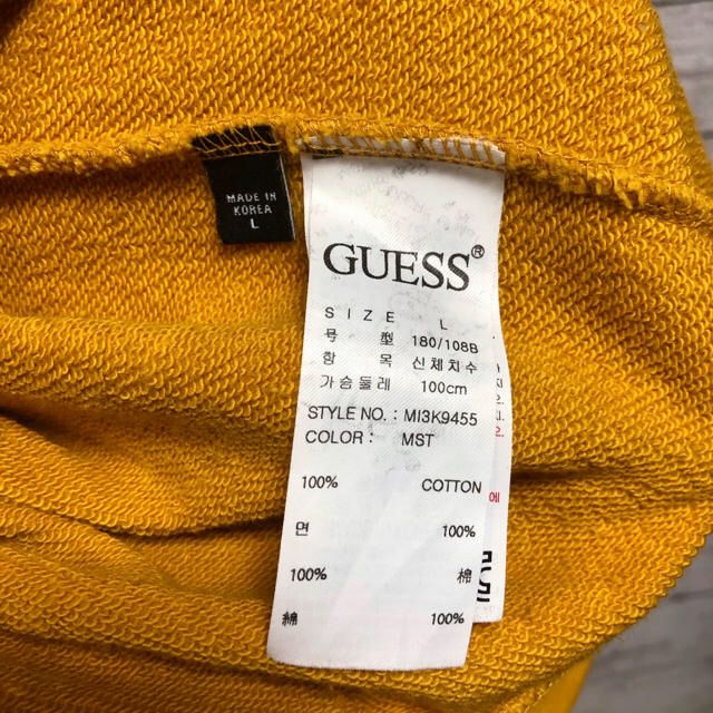 GUESS(ゲス)の※専用です。GUESS ゲス ワンポイントロゴ スウェット トレーナー L メンズのトップス(スウェット)の商品写真